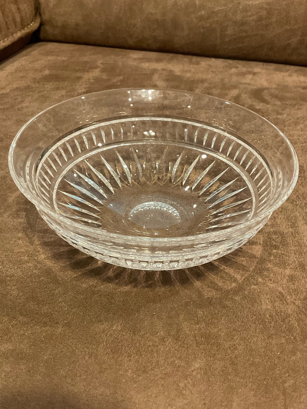 Vintage Atlantis Crystal Candy Dish Bowl